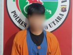 Tersangka S (32) diamankan oleh Satresnarkoba Polres Barito Utara beserta barang bukti 204,05 gram sabu di Pelabuhan Waterfront City, Barito Utara.