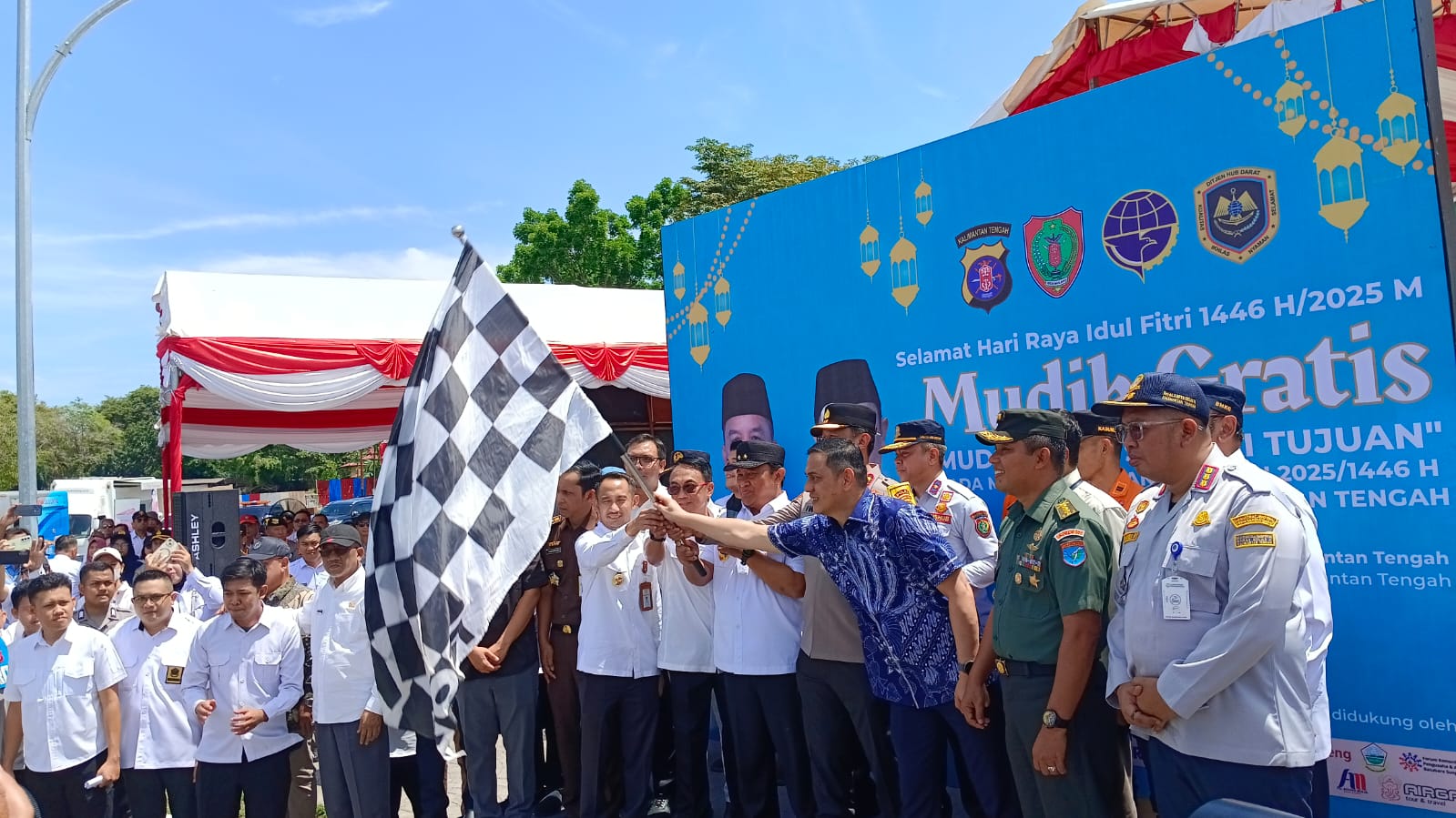 Mudik Gratis Pemprov Kalteng, Ratusan Warga Diantar Pulang Kampung