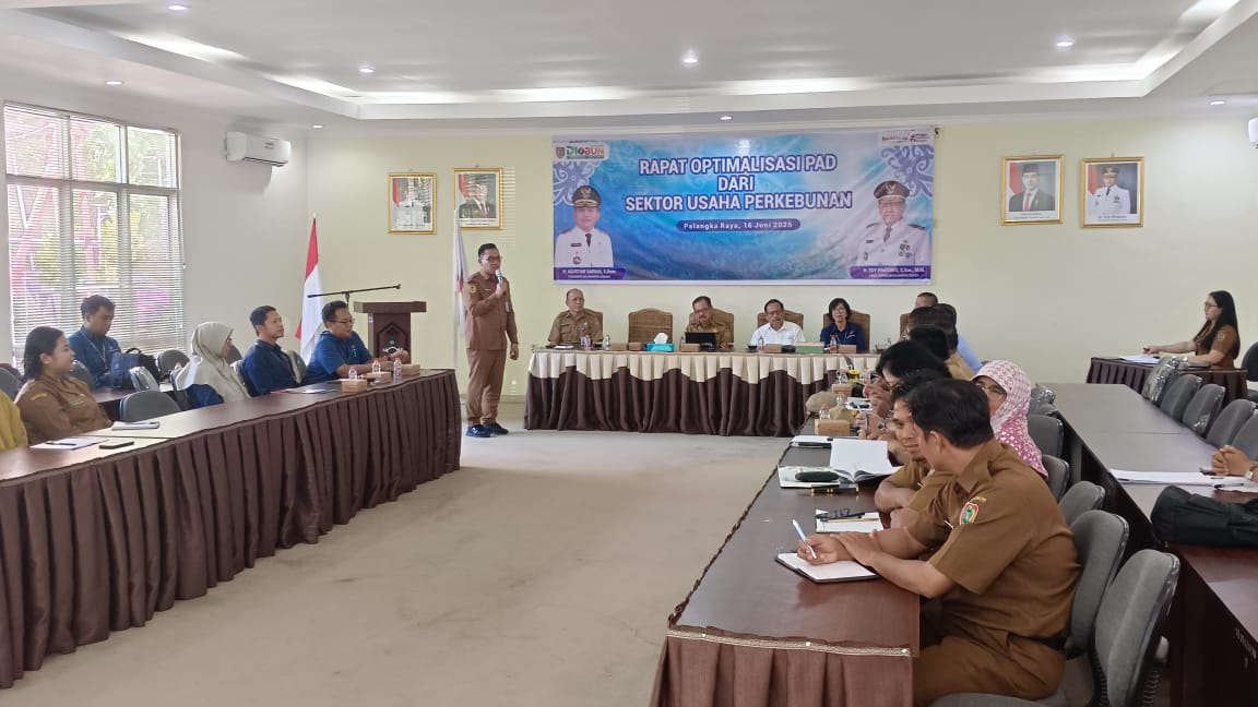 Disbun Kalteng Fokus Optimalkan PAD dari Perkebunan Lewat Penguatan Data dan Pengawasan