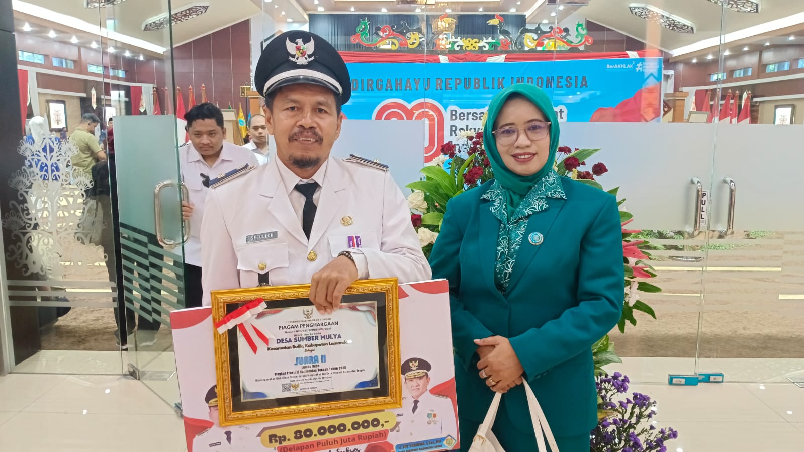 Juara II Lomba Desa , Sumber Mulya Optimalkan Wisata dan Ketahanan Pangan