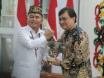 Gubernur Kalteng Terima Kunjungan Yovie Widianto, Perkuat Sinergi Ekonomi Kreatif